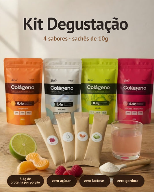 Kit Degustação Colágeno Bio6 - 4 sabores