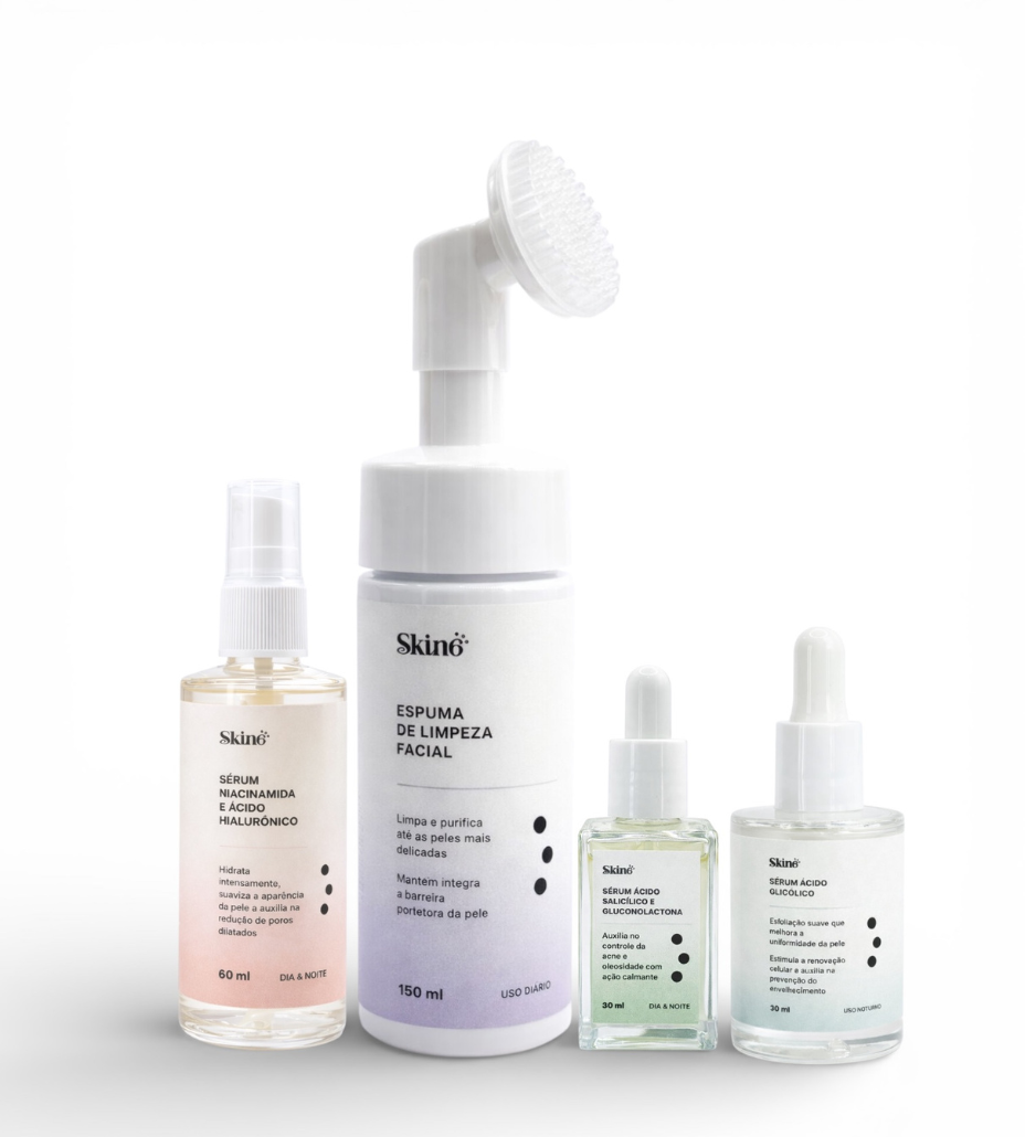 Como montar uma rotina de skincare com apenas 4 produtos