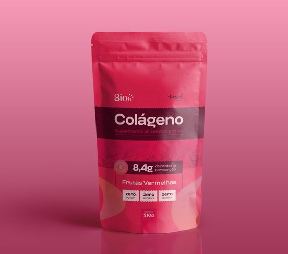 Colágeno Bio6 - Frutas Vermelhas