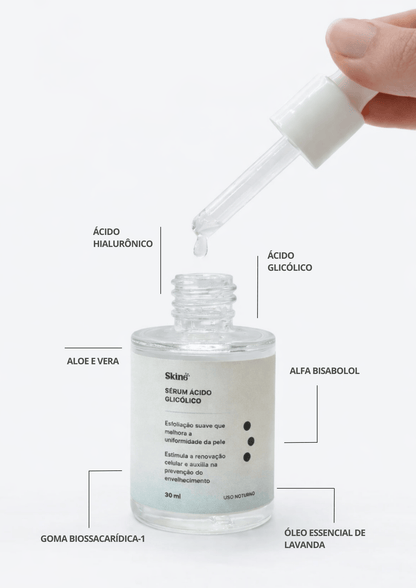 Sérum Renovador (Glicólico + Hialurônico)
