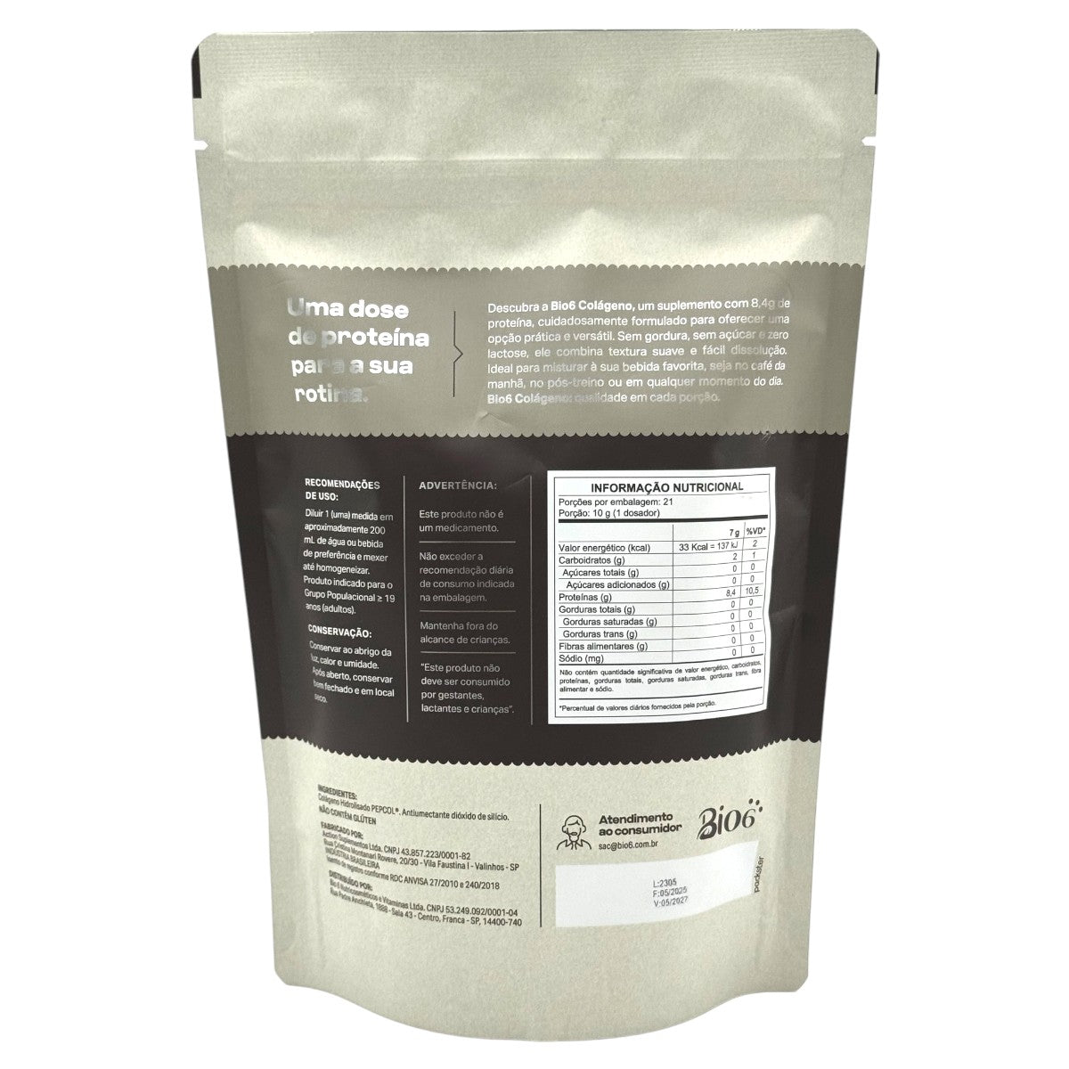 Colágeno Bio6 - Neutro