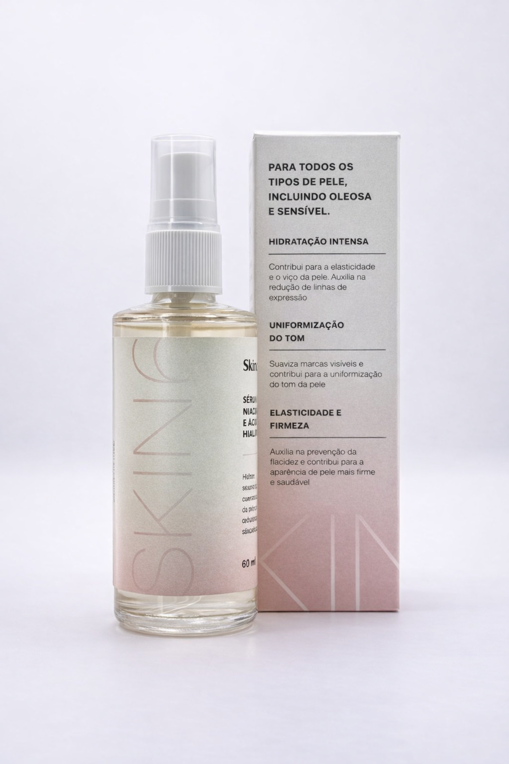 Sérum Hidratação & Firmeza (Niacinamida e Ácido Hialurônico)