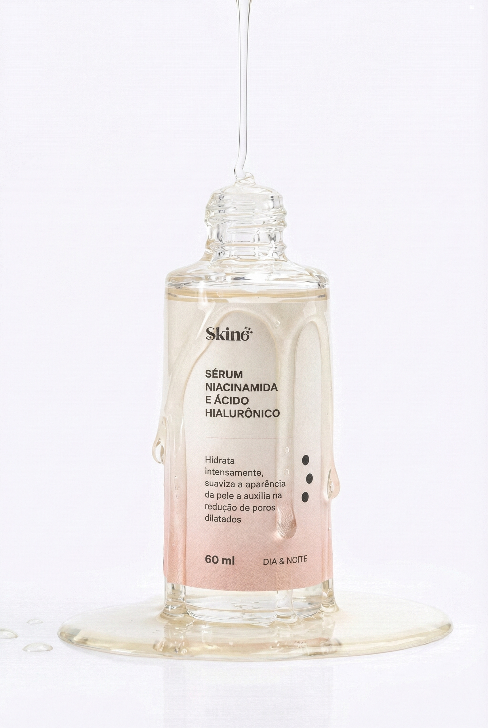 Sérum Hidratação & Firmeza (Niacinamida e Ácido Hialurônico)