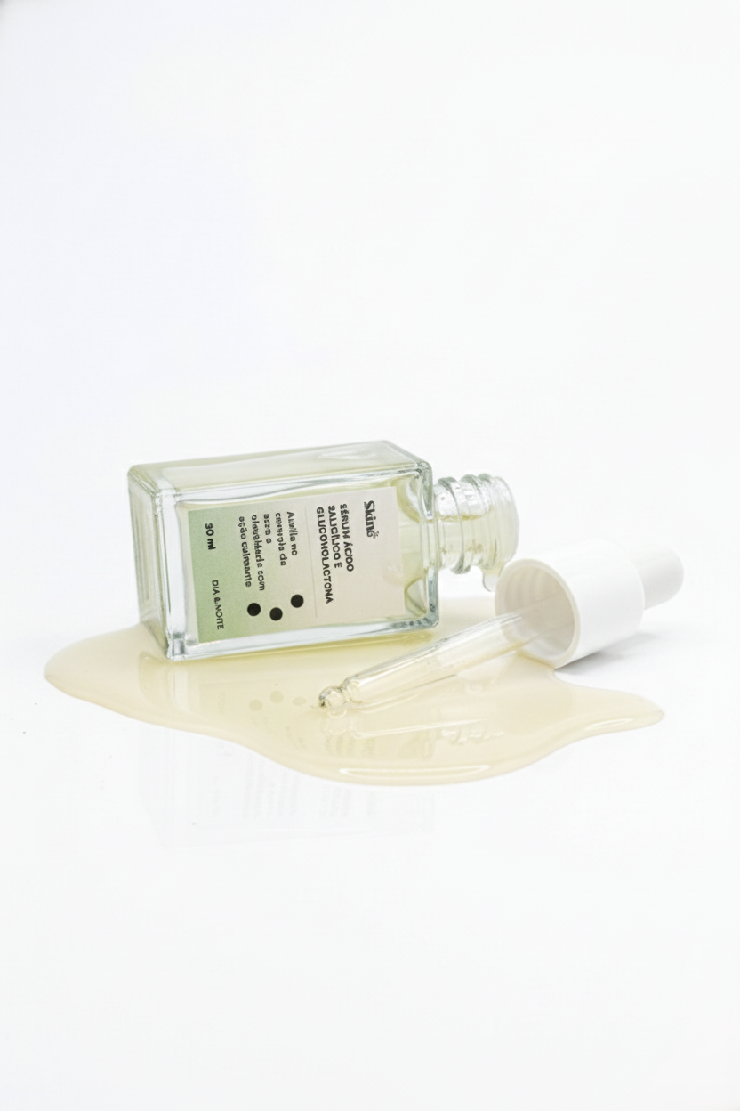 Sérum Antiacne & Oleosidade (Ácido Salicílico + Gluconolactona)