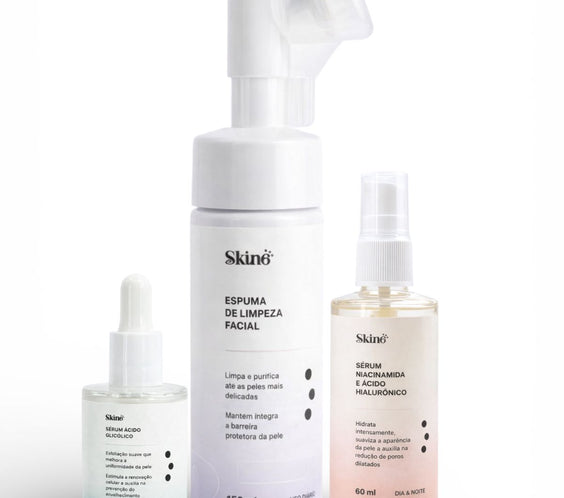 Kit Skincare Rugas e Linhas de Expressão Ácido Glicólico