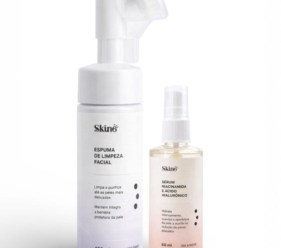 Kit Skincare Niacinamida + Ácido Hialurônico Limpeza e Hidratação