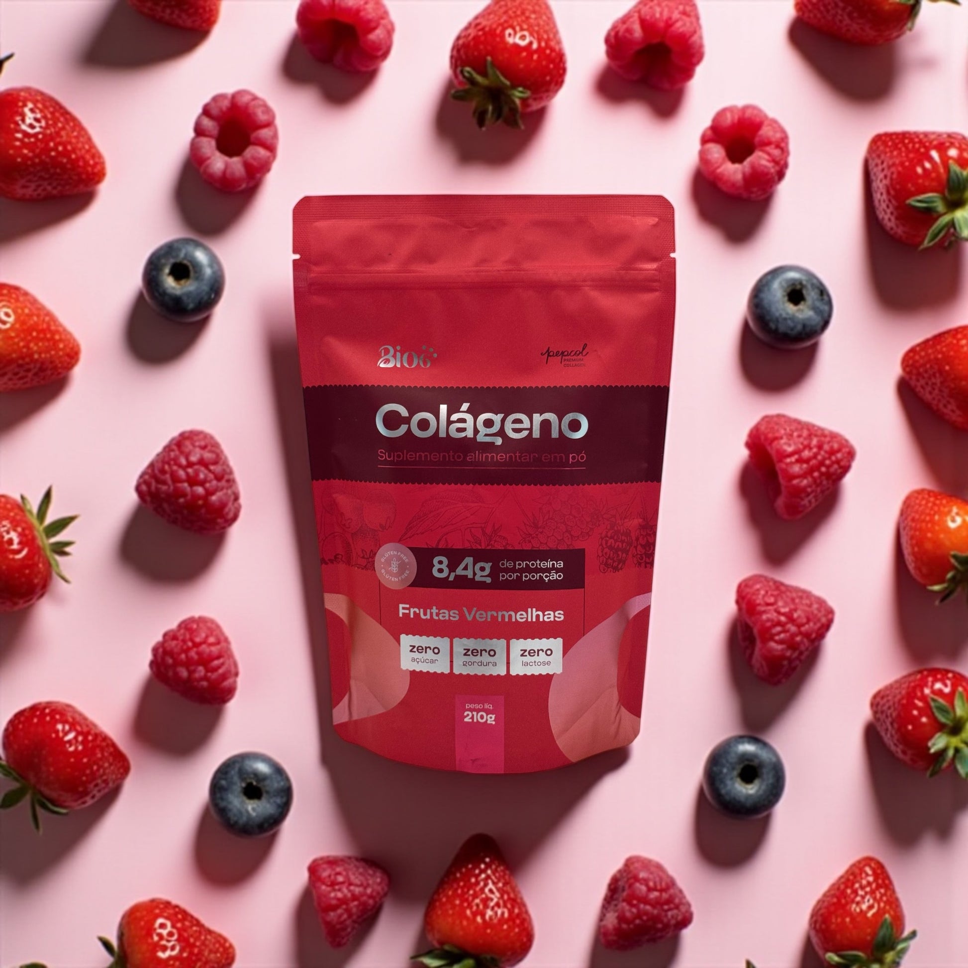 Colágeno Bio6 - Frutas Vermelhas