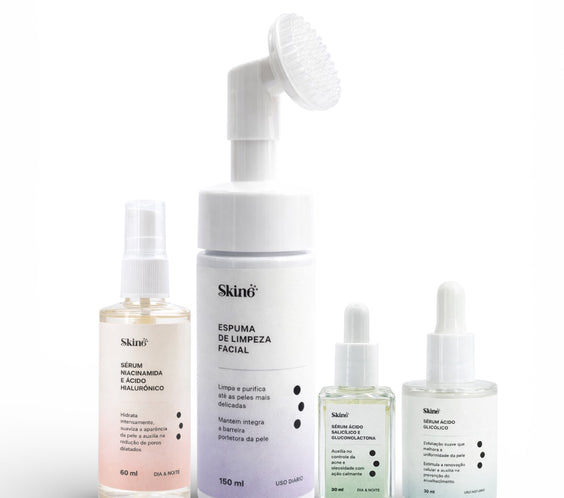 Espuma de limpeza facial com Ácido Hialurônico