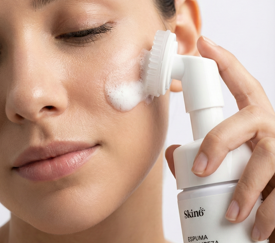 Espuma de limpeza facial com Ácido Hialurônico